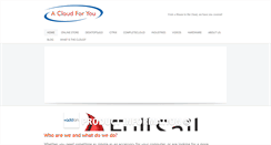 Desktop Screenshot of acloudforyou.com